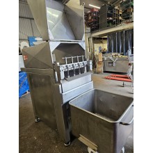 Ruhle Frozen meat block Guillotine